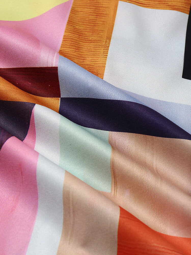 Creative Digital Print Multicolor Shirt