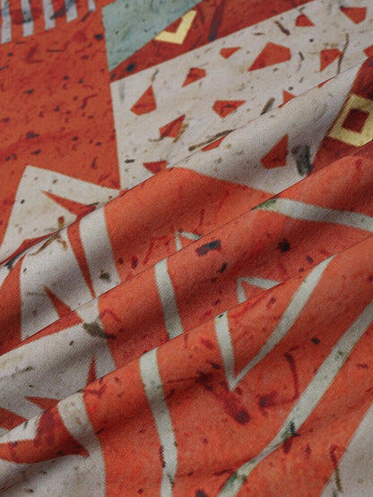 Shades of Orange Printed Shirt