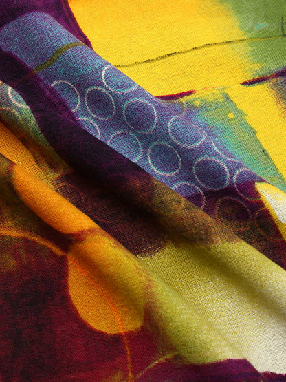 Abstract Print Short Sleeve Shirt