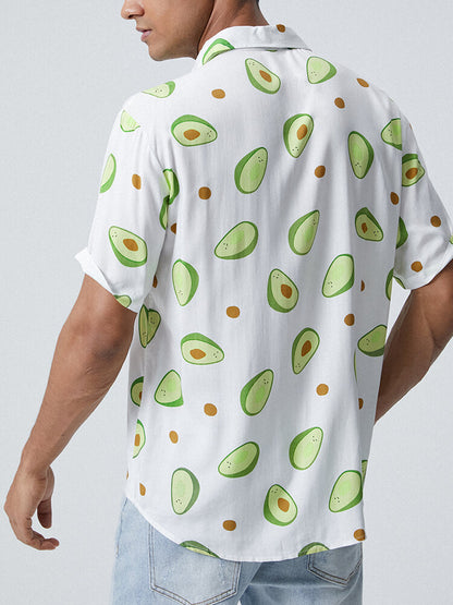 Avocado Print Short Sleeve Shirt