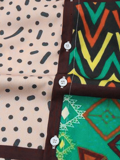 Geometric Print Shirt