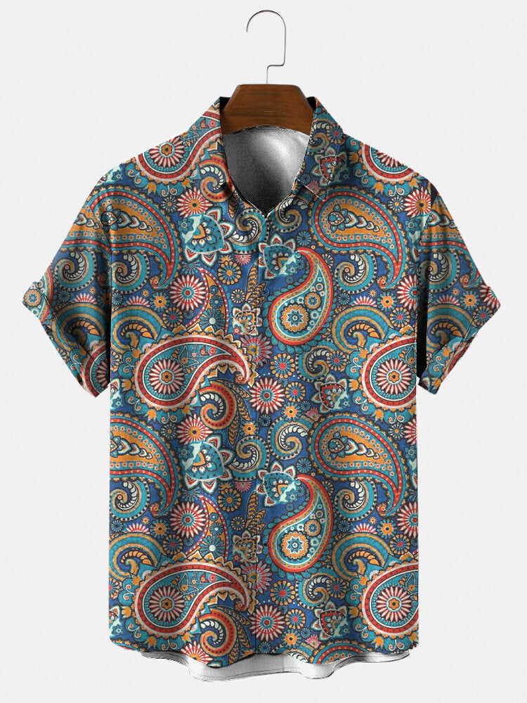 Paisley Print Multicolor Shirt