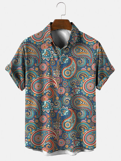 Paisley Print Multicolor Shirt