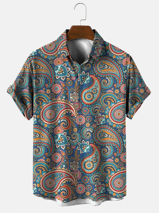 Paisley Print Multicolor Shirt
