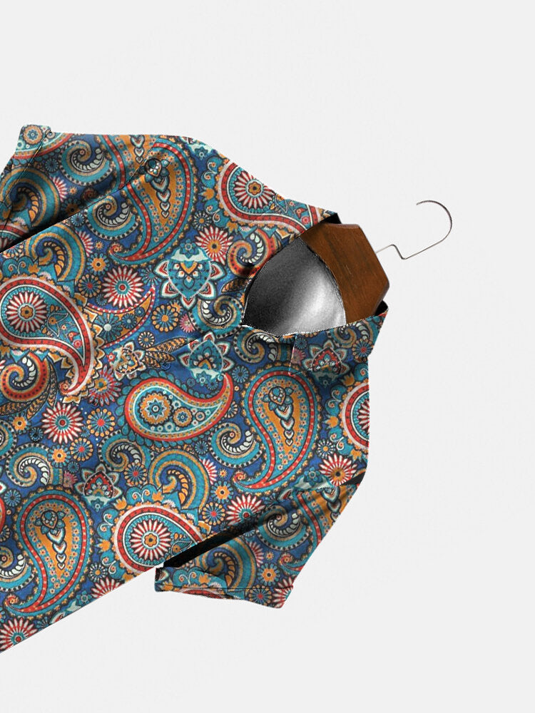 Paisley Print Multicolor Shirt