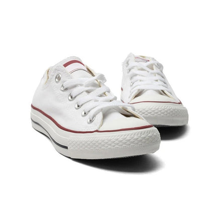 TRENDY MEN'S WHITE CANVAS SHOES